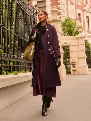 love & roses Between-Seasons Coat in Red