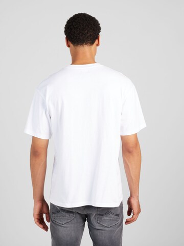 EDWIN - Regular Fit Camisa 'Katakana Embroidery' em branco