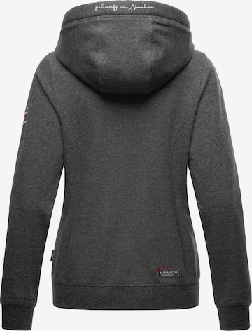 NAVAHOO Zip-Up Hoodie 'Engelshaar' in Grey