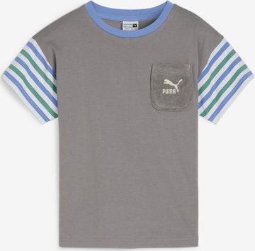 PUMA Shirt 'Summer Camp Classics' in Grijs: voorkant