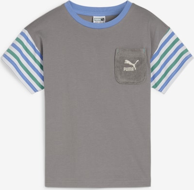 PUMA Shirt 'Summer Camp Classics' in Azure / Grey / Green / White, Item view
