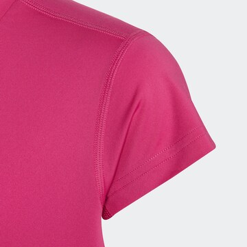ADIDAS SPORTSWEAR Performance shirt 'Aeroready 3-Stripes' in Pink
