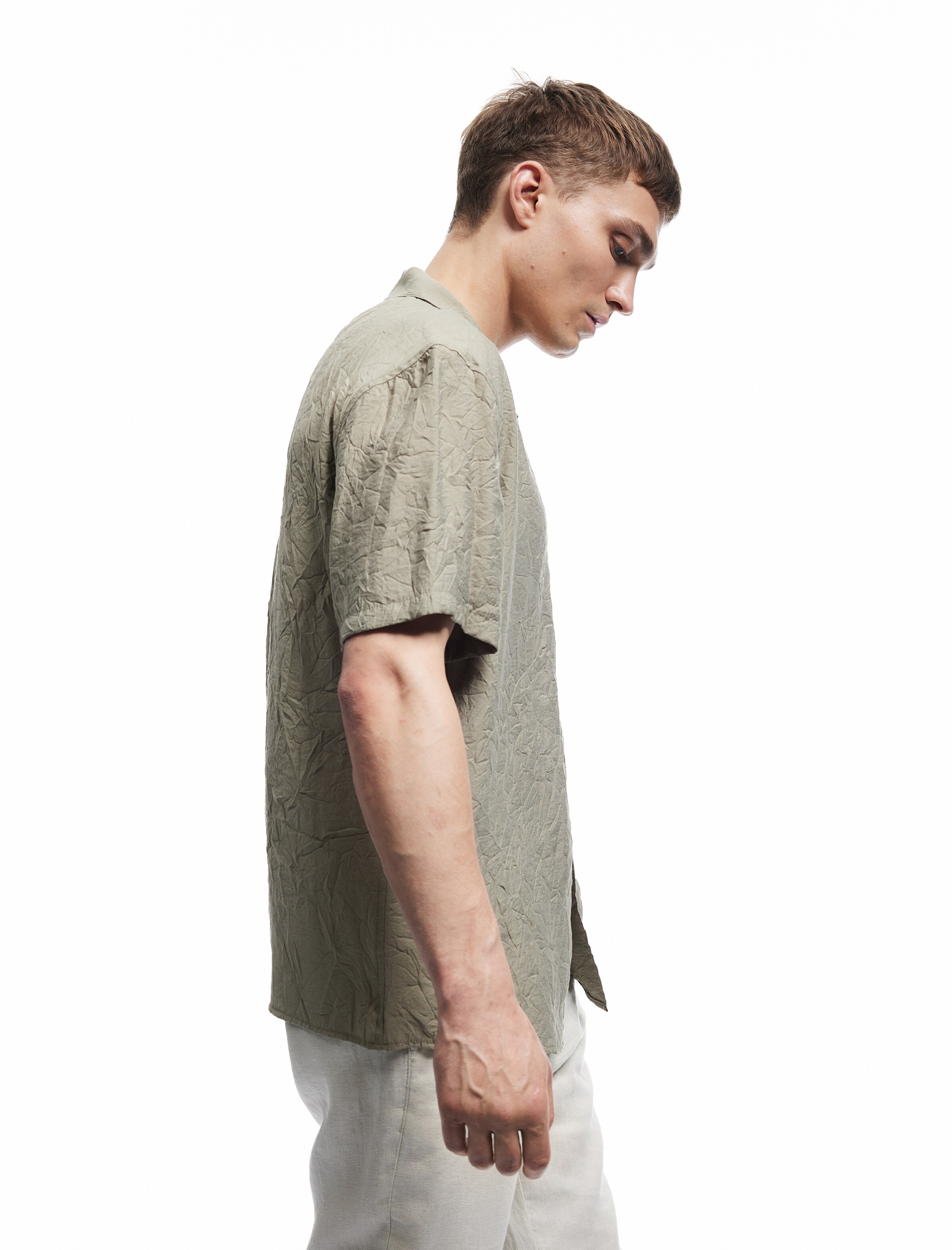 Koton Comfort fit Button Up Shirt in Green