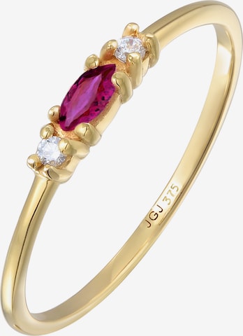 ELLI PREMIUM Ring 'Vintage' in Gold: Vorderseite