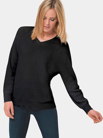 Goldner Pullover in Schwarz: predná strana