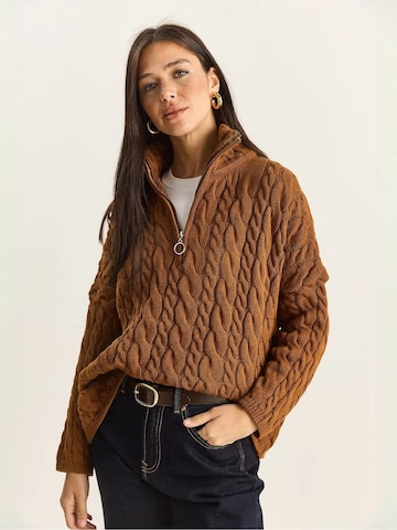 Bianco Lucci Pullover in Braun