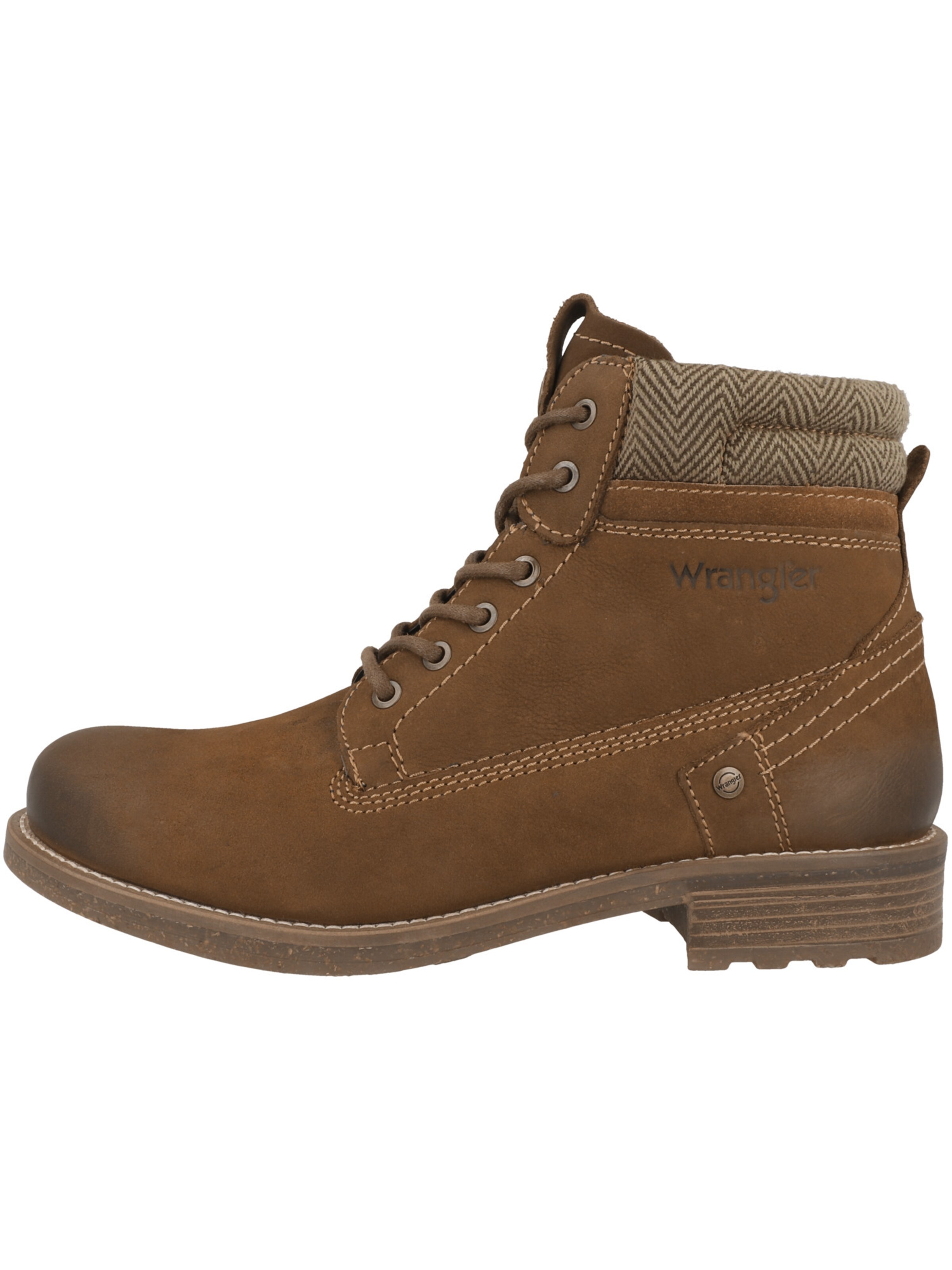 WRANGLER - Botas com atacadores 'Hill Men High' em castanho