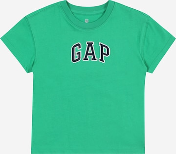 T-Shirt GAP en vert : devant