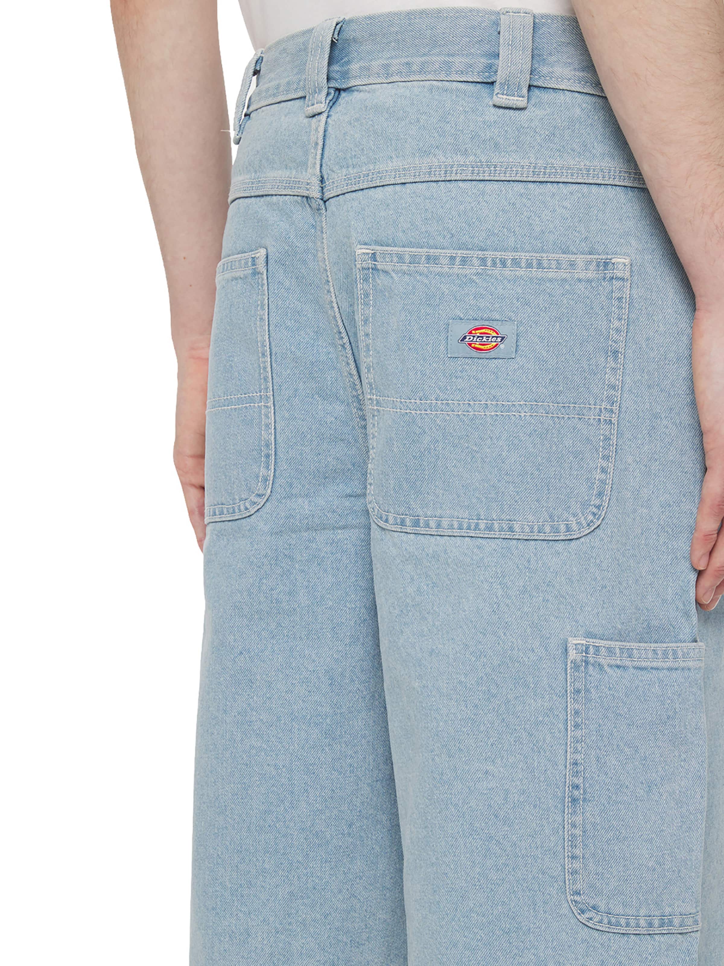 DICKIES Štandardný strih Nohavice 'MADISON' - Modrá