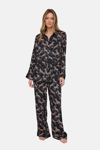 lily and lionel Pajama 'Evie' in Black: front
