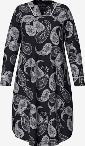 Ulla Popken Nightgown in Black: front
