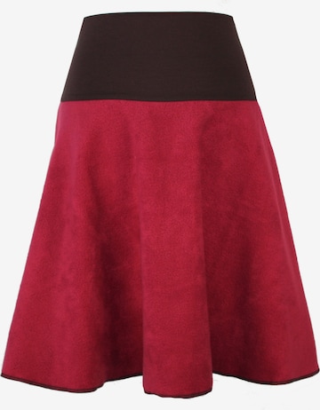 dunkle design Rock 'A-Linie Fleece' in Rot: Vorderseite