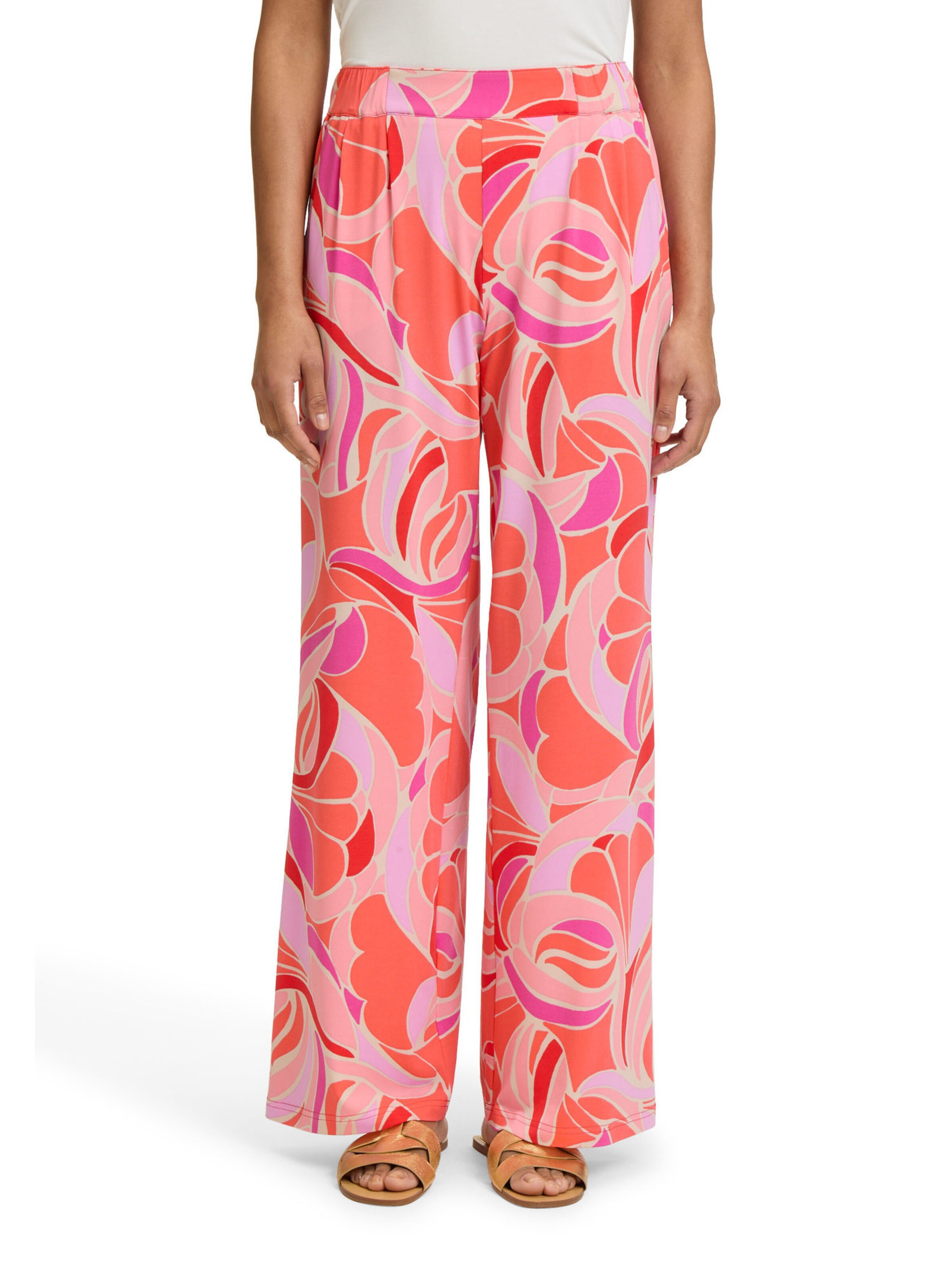 Betty Barclay Loosefit Broek in Gemengde kleuren: voorkant