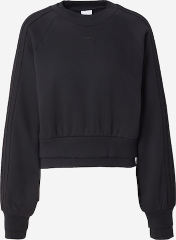 juoda ADIDAS ORIGINALS Megztinis be užsegimo: priekis