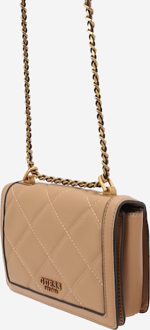 GUESS - Mala de ombro 'Abey' em castanho: frente