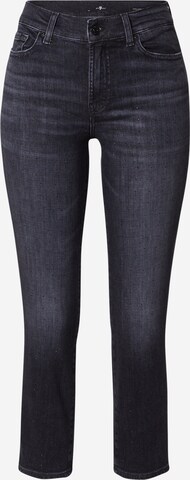 7 for all mankind Regular Jeans in Zwart: voorkant