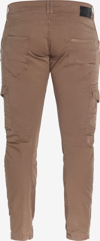 Le Temps Des Cerises Tapered Cargobroek 'ALBAN' in Bruin