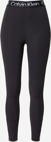 Calvin Klein Sport Leggings in Black: front