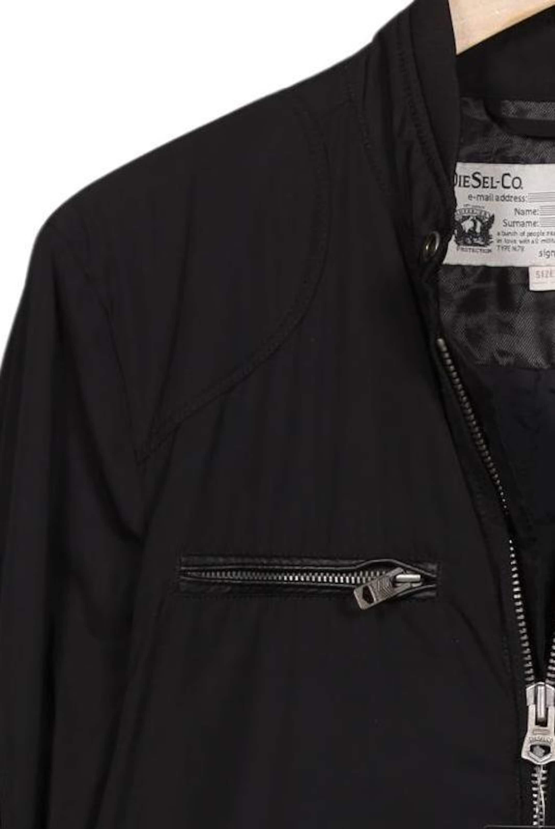 DIESEL Jacket & Coat in M in Black