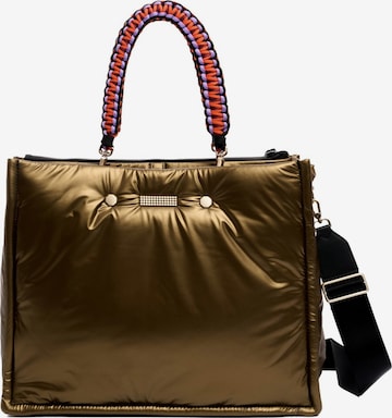 Clio Handbag 'FLEX NYLON' in Gold: front