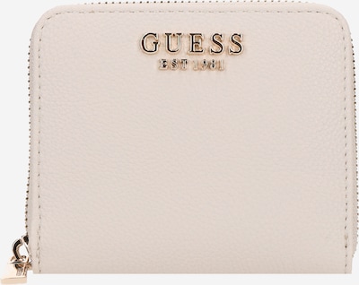 Piniginė 'LAUREL II SLG SMALL ZIP AROUND' iš GUESS, spalva – dramblio kaulo, Prekių apžvalga