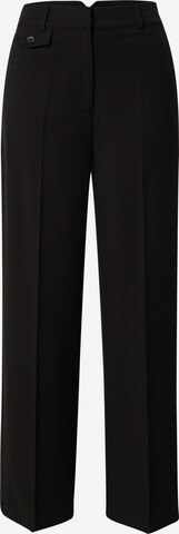 Wide Leg Pantalon à plis 'Aurelia' LeGer by Lena Gercke en noir : devant