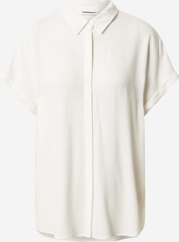 ARMEDANGELS - Blusa 'Zonja' em branco: frente