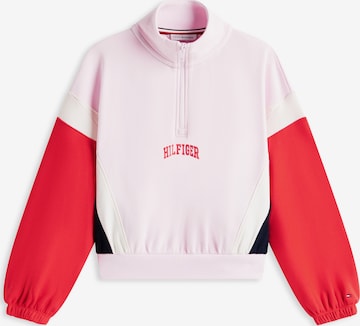 raudona TOMMY HILFIGER Megztinis be užsegimo: priekis