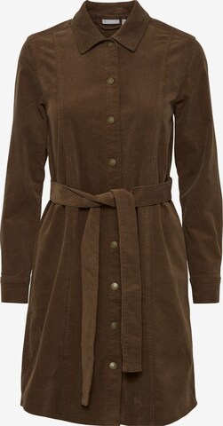 Fransa Shirt Dress 'Tean' in Brown: front