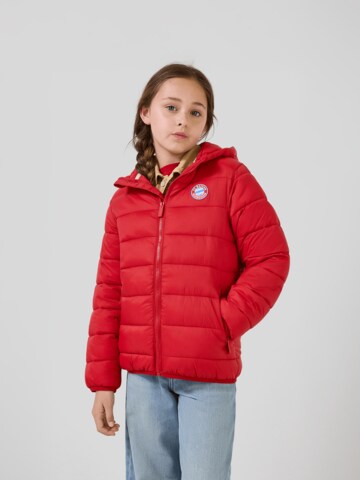 FC BAYERN MÜNCHEN Between-Season Jacket in Red: front