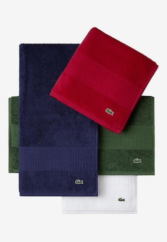 LACOSTE Towel 'LE CROCO' in Green