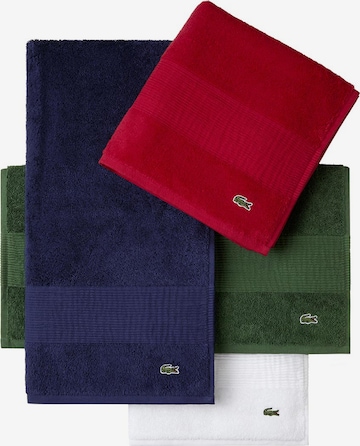 LACOSTE Towel 'LE CROCO' in Blue