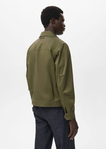 MANGO MAN Between-Season Jacket 'Curano' in Green