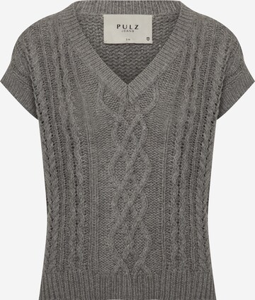 Pull-over 'MARLA' PULZ Jeans en gris : devant