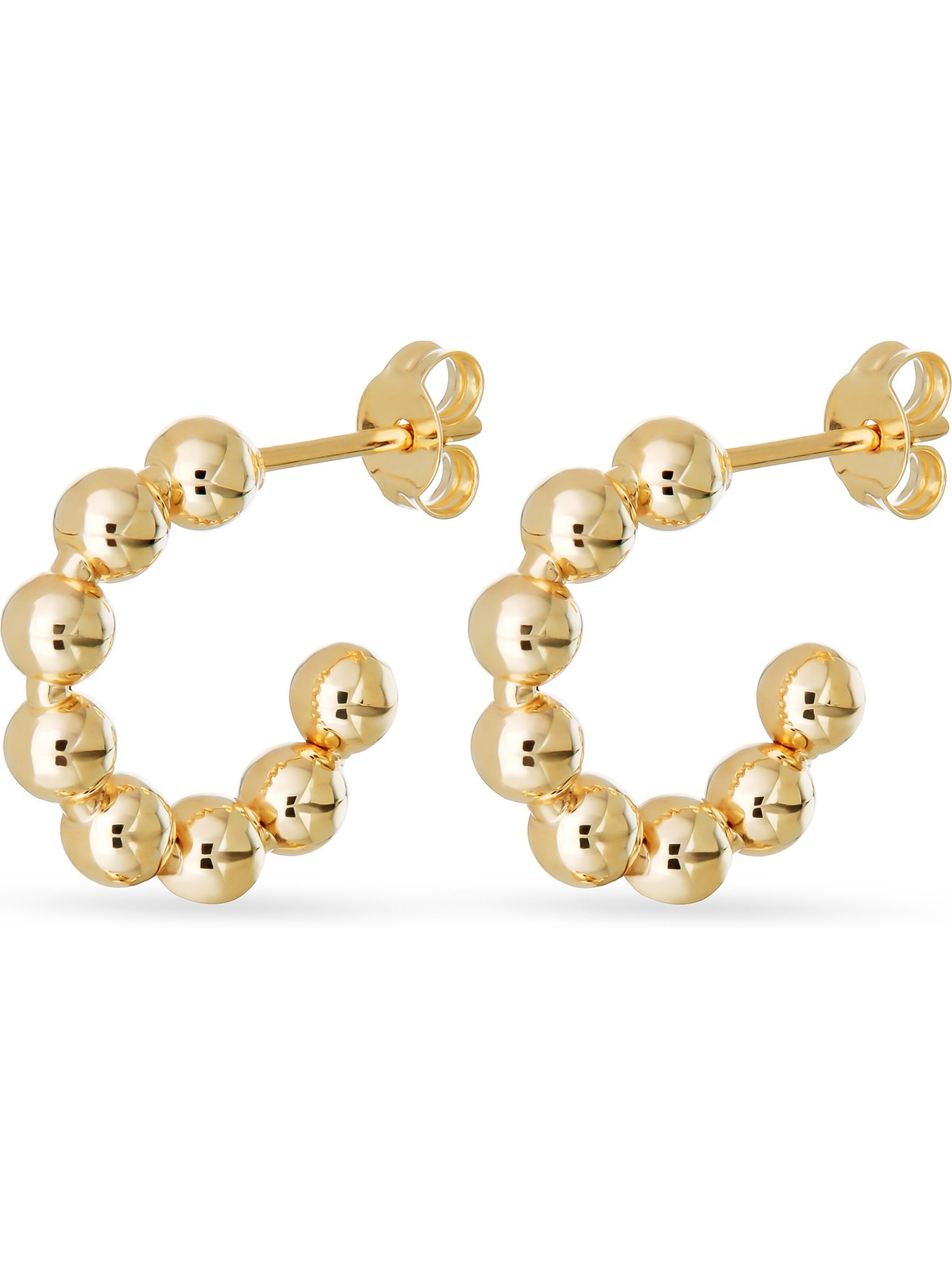 CHRIST Earrings in Yellow: front