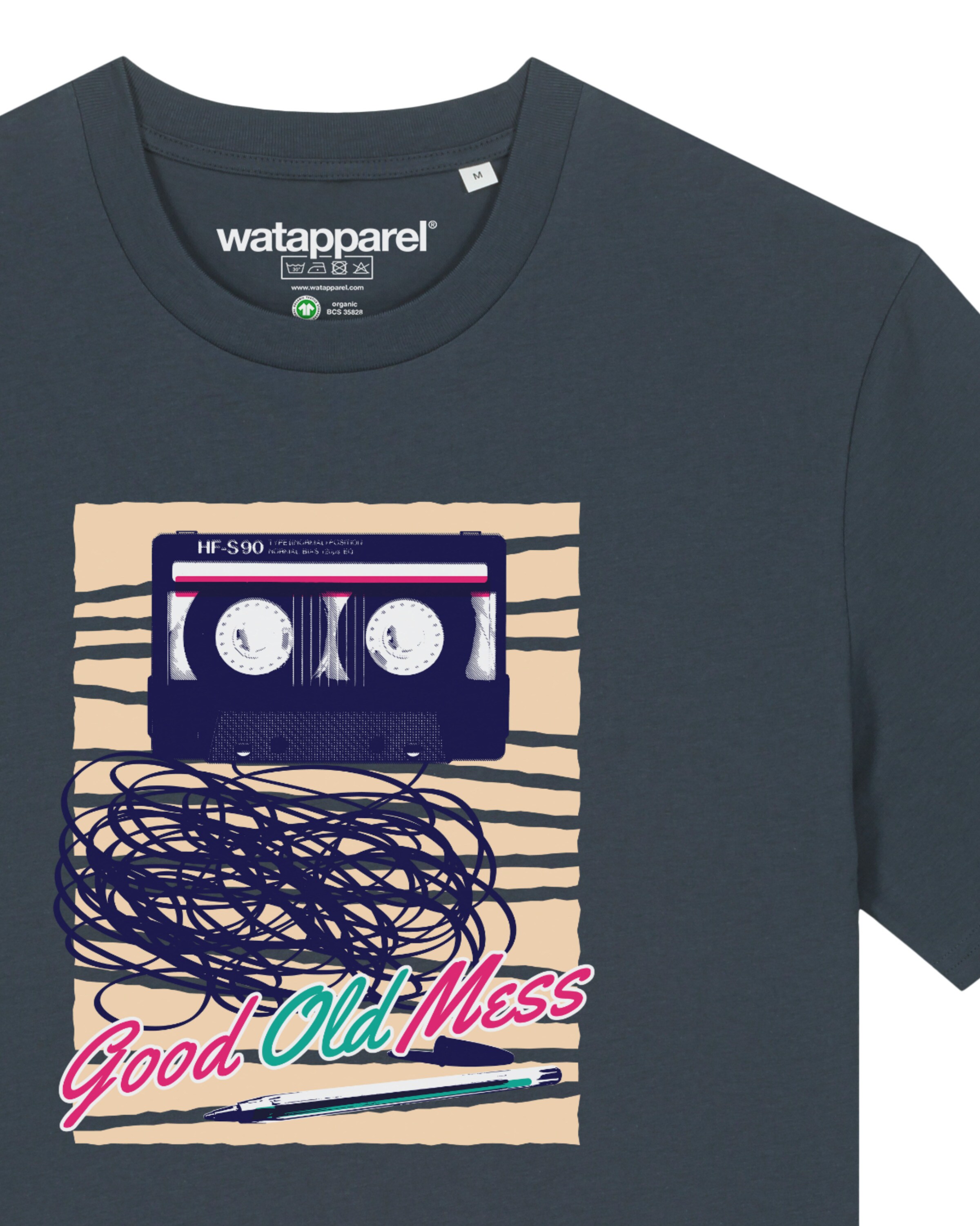 Watapparel T-Shirt 'Good Old Mess' in Grau