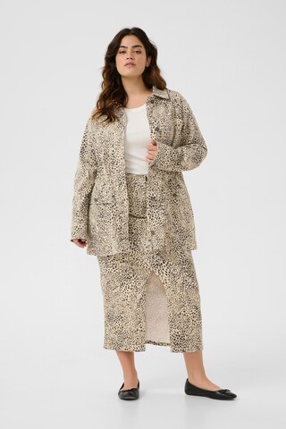 KAFFE CURVE Tussenjas 'Lisia' in Beige