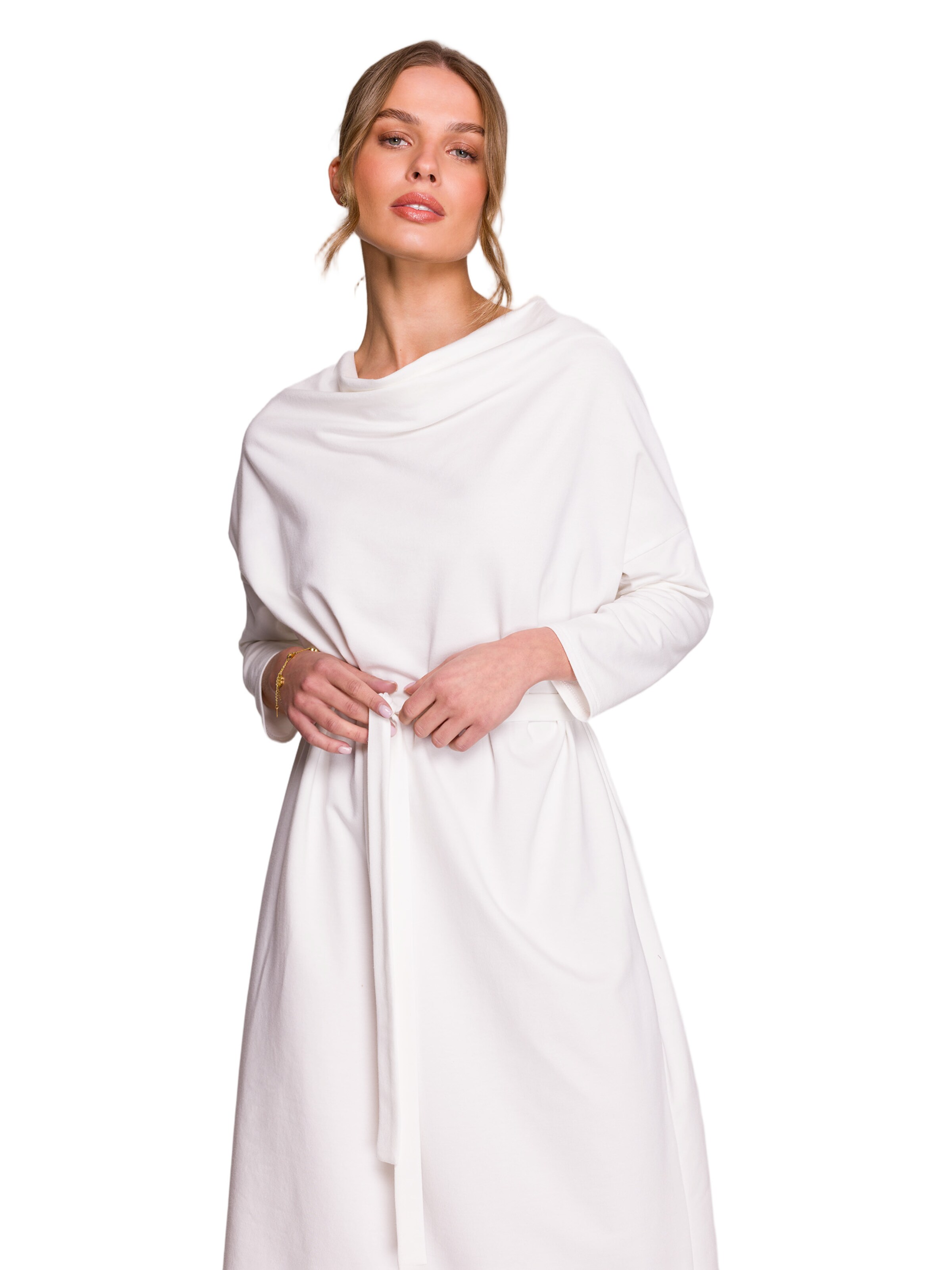 Stylove Šaty 'Sukienka oversize z modalu' – béžová
