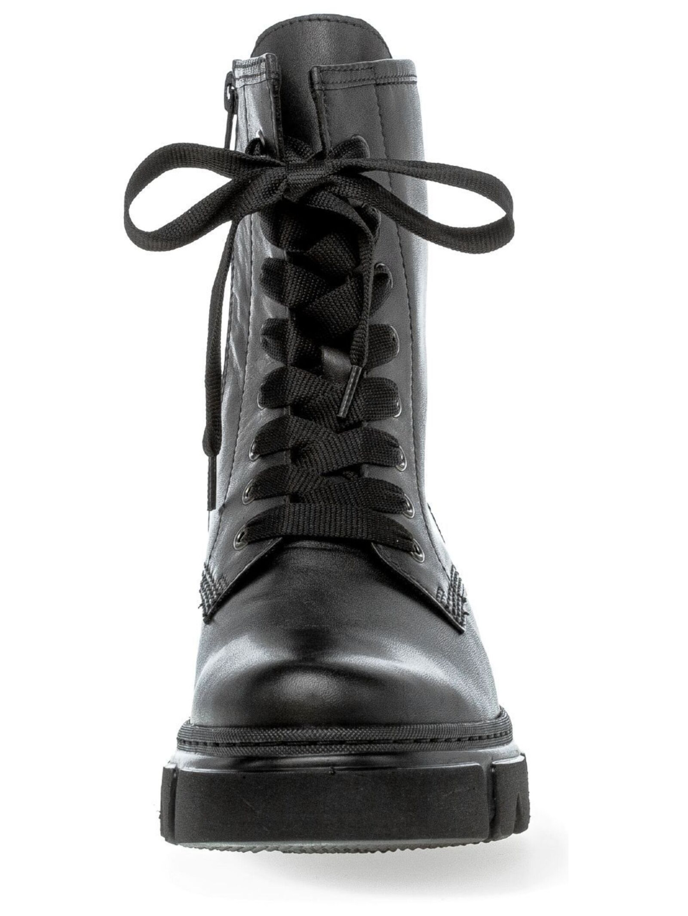 GABOR Lace-Up Ankle Boots in Black