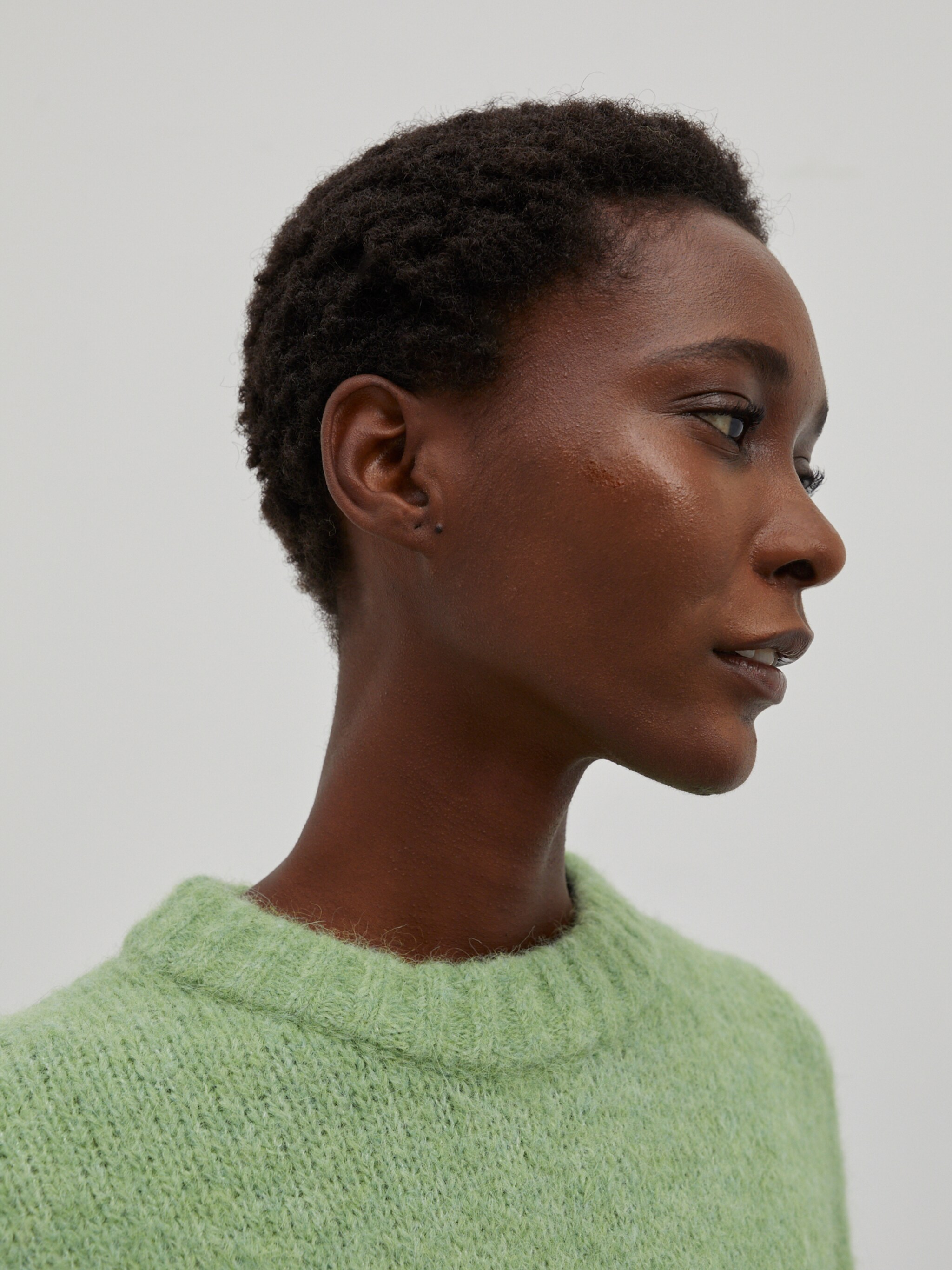 EDITED Producten Trui 'Elyse' Groen gemêleerd