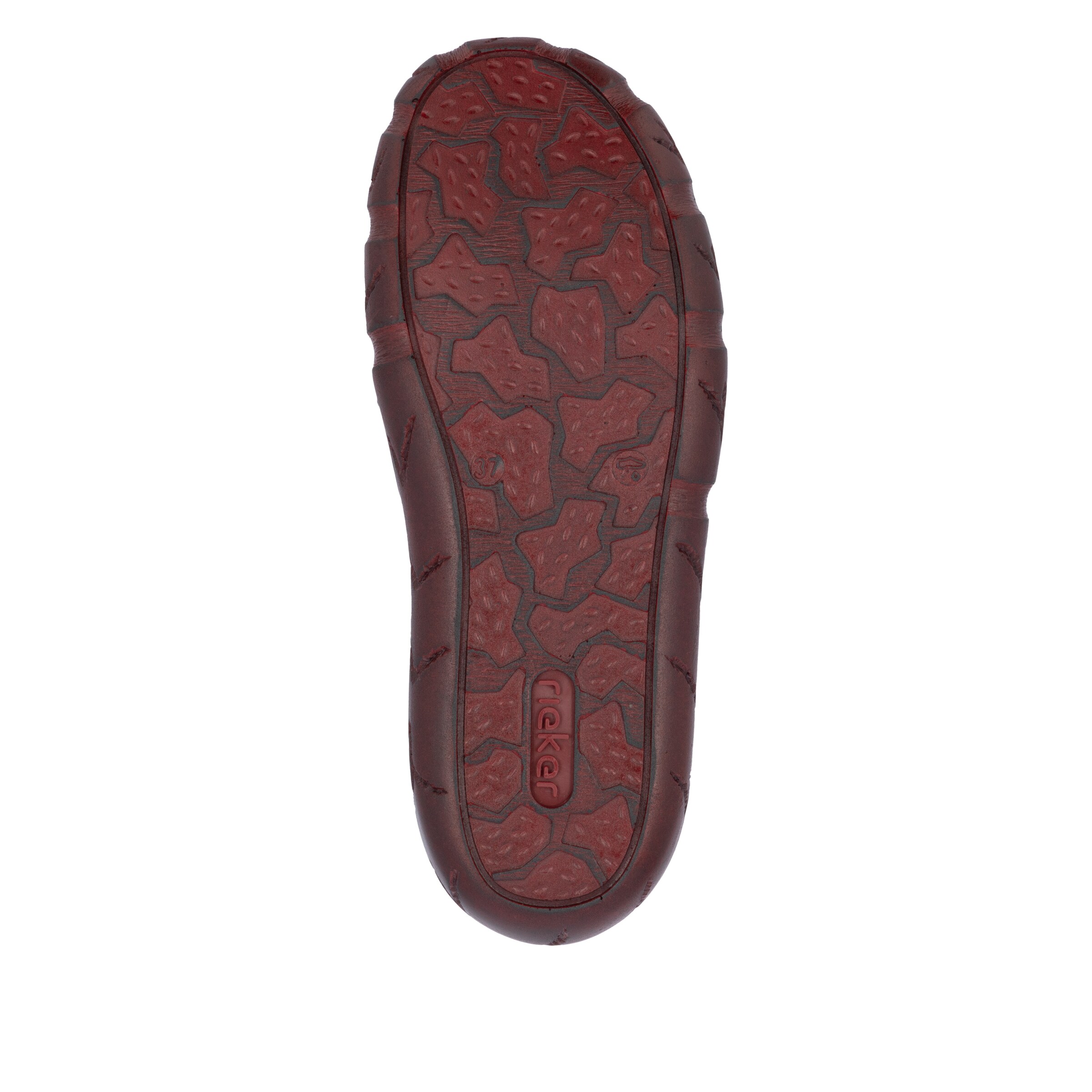 Rieker Schnürschuh in Rot