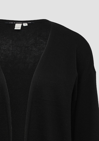 QS Strickjacke in Schwarz