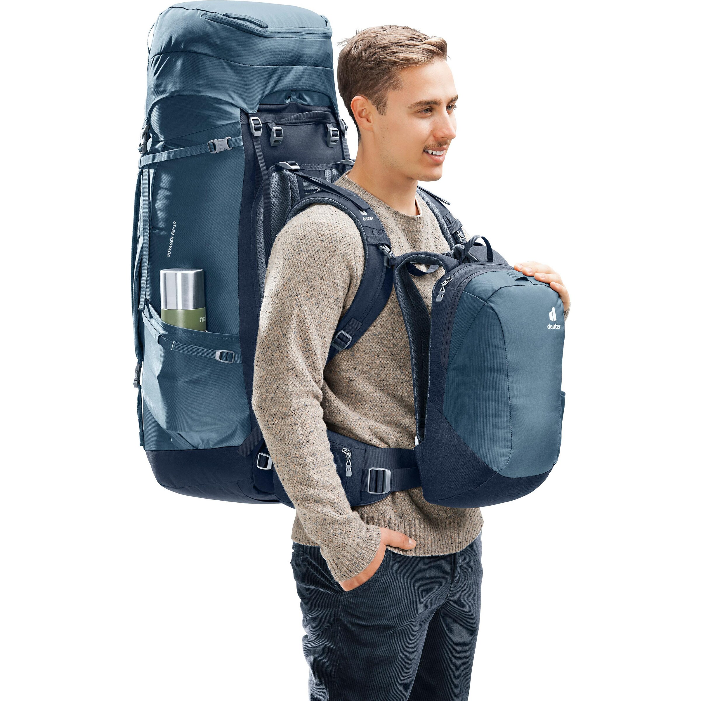 DEUTER Sportrucksack 'Voyager 65-10' in Blau