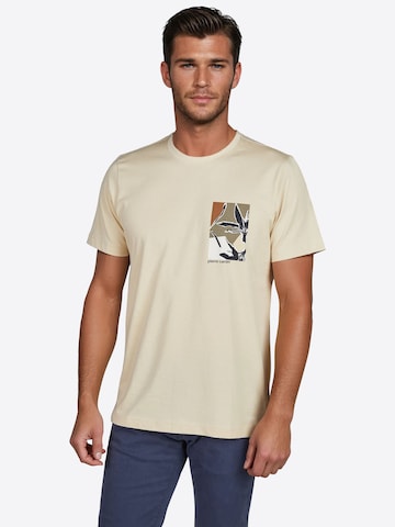 T-Shirt PIERRE CARDIN en beige : devant