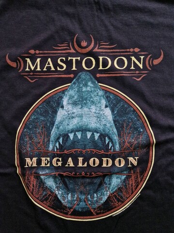 Sweat-shirt 'Mastodon Megaldon' Rockshirts en noir