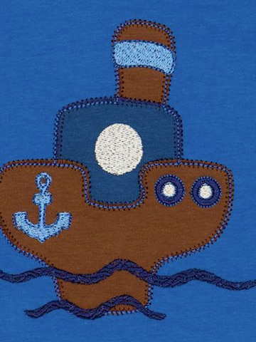 Maglietta di Fred's World by GREEN COTTON in blu