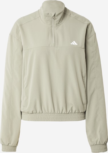 ADIDAS PERFORMANCE Sportief sweatshirt 'Train Essentials' in de kleur Pastelgroen / Wit, Productweergave