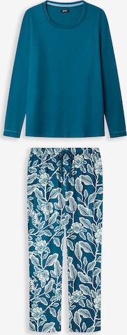 Gisela Pyjama värissä sininen: etupuoli