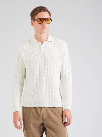Only & Sons Pullover 'ONSLEONARD' in Weiß: Vorderseite