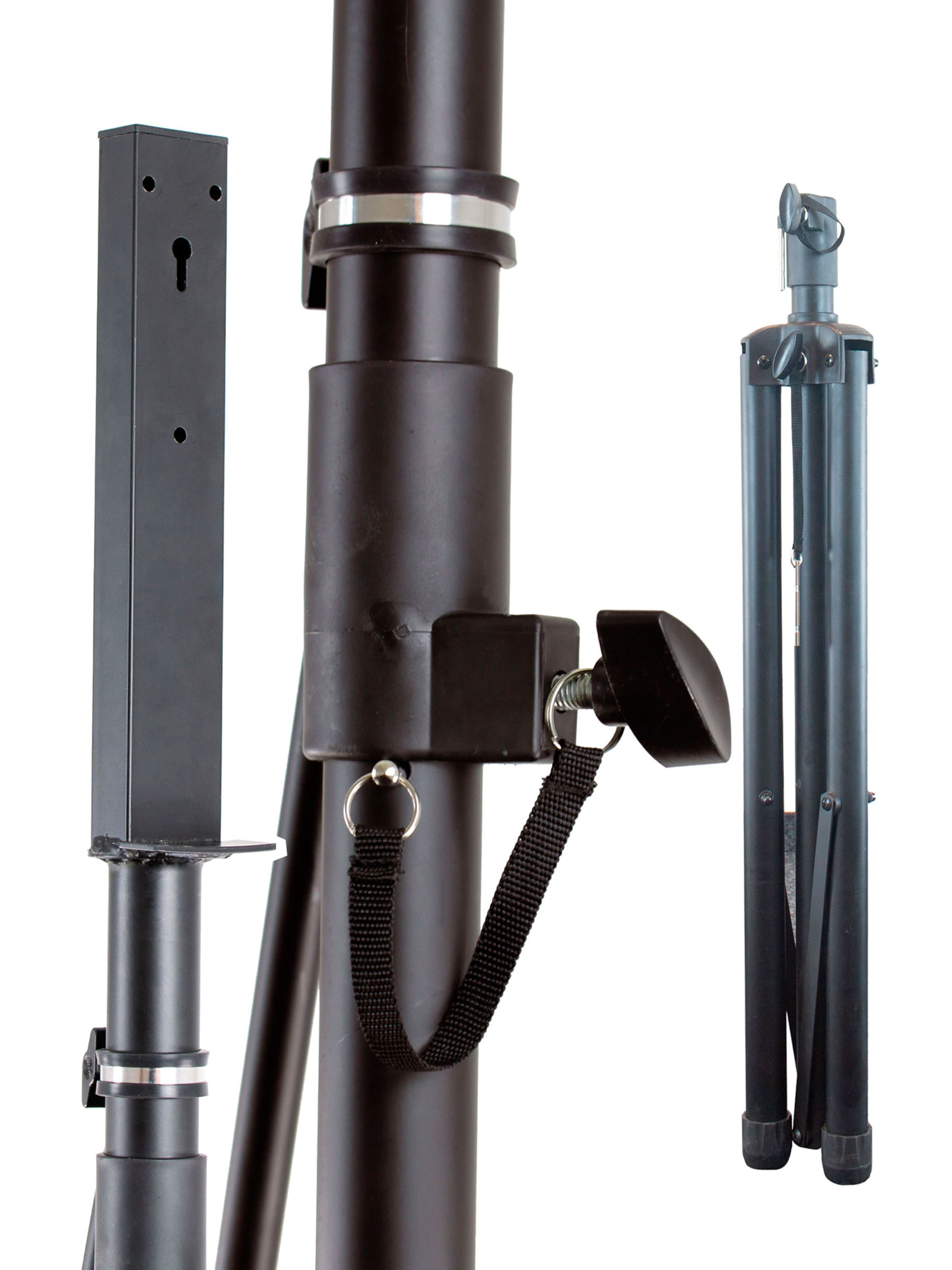 BULL'S Dartständer ' Vibex Mobile Dartboardständer Dartscheibe Transportabel Freistehend ' in Schwarz